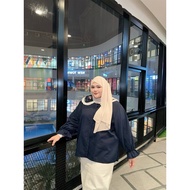 KEMEJA PLUS SIZE VIRAL MUSLIMAH NISMARA BLOUSE ( 9513 )