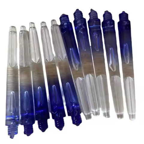 10Pcs 2BA 48mm Gradient Darts Shafts Nylon Dart Shaft Plastic Dart Shafts Dartboard Games Competitio