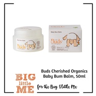 Buds Cherished Organics Baby Bum Balm 50ml | Organic Bum Balm for Diaper Rash