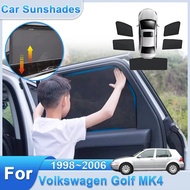 Full Coverage Mesh Sunshade For Volkswagen Golf MK4 VW Golf 4 1998~2006 5 Door Heat Insulation Sunsc