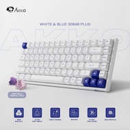 # Akko 3084B Plus [BLUE ON WHITE] Fully Assembled Multi-Mode Wireless Hot-Swap Keyboard #