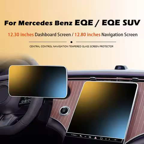 Tempered Glass Screen Protector For Mercedes-Benz EQE / EQE SUV 2022-2025 Car LCD GPS Navigation Dis