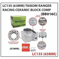 TAIKOM BLOCK BLOK RACING ALOY / CERAMIC 62MM 63MM 65MM YAMAHA LC135 135LC LC 135 Y15ZR Y15Z FZ150 FZ