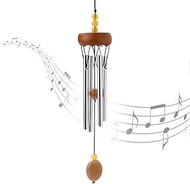 10.6'' Aluminium Mini Wind Chimes with 4 Rods, Memorial Wind Chimes for Outside Small Gifts Deep Ton
