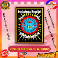 Poster Dinding Pencak Silat PSHW SH Winongo STK Winongo Madiun
