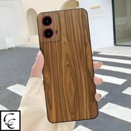 HP Motorola G45 Mobile Phone Softcase 2025 Wood Motif | Latest Motorola G45 Case | Motorola G45 Phon
