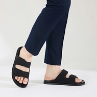 Dép Nam MWC 7920 - Dép Nam 2 Quai Ngang Lót Dán Chất Liệu Da Tổng Hợp Bền Đẹp