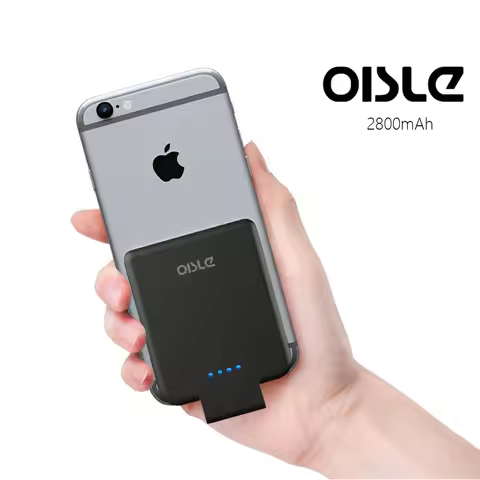 OISLE Fast Charger Case For iPhone 8/7/6(s) /x/11/SE2/12/13/Plus Ultra Slim Ultra-thin Power Bank mi