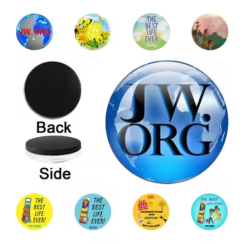 JW.org The Best Life Ever Tie Clip Fridge Magnet JW.ORG Tie Clip 25MM/40MM/50MM Magnetic Refrigerato