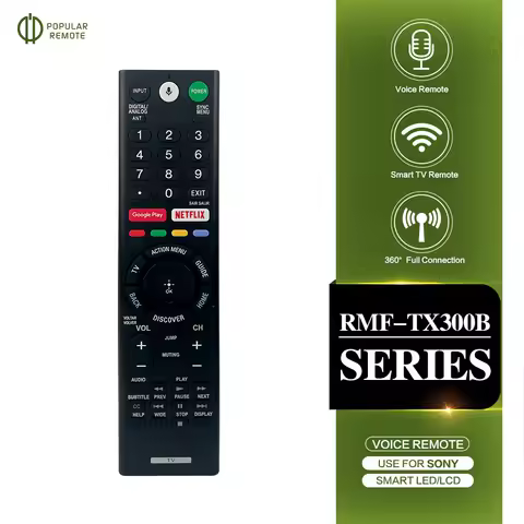 RMF-TX300B Voice Remote Replace Control fit for Sony Smart 4K TV 149331811 XBR-55X850S XBR-55X930D F