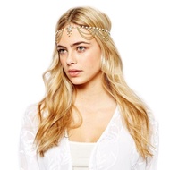 BIN-07 Forehead accessories hair decoration bindi headchain head chain model hindi indian bridal par