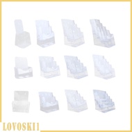 [Lovoski1] Acrylic Brochure Holder Gifts Brochure Display Stand for Pamphlets Magazines