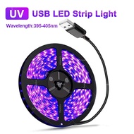UV Led Strip Light USB 5V 395-405nm Ultraviolet Back Light Strip 5M Pet Urine Scorpion Detector / Pa