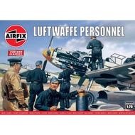Airfix Mini Army Figures - A00755V Luftwaffe Personnel - Military Figurines, Plastic Soldiers for Ad