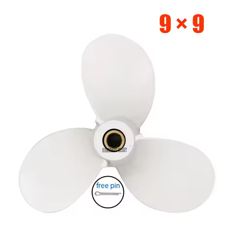 Propeller 9x9-C Fit Yamaha Outboard Engines 5HP 6HP F6 8HP F8 Aluminum Pin Drive Spline RH