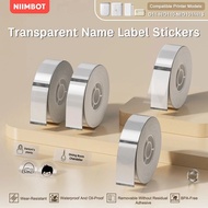 Niimbot D11/D110/D101/H1S Transparent Sticker|Sticker Name Sign|Waterproof Sticker|Oil-Resistant Sti