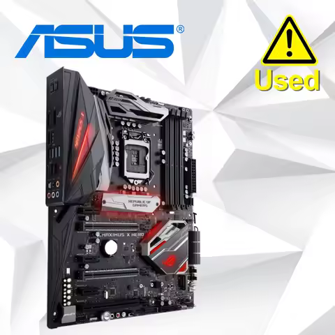 ASUS ROG Maximus X Hero LGA1151 (Intel 8th Gen) DDR4 DP HDMI M.2 Z370 ATX Gaming Motherboard with on