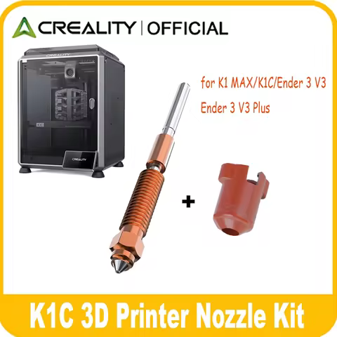 Creality K1C Nozzle Unicorn Quick-Swap Nozzle Kit Copper Alloy and Hardened Steel Nozzle for K1C/K1 