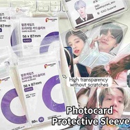 [ready Stock]set Of 50 Popcorn Sleeve Card Holder Kpop Photocard W Binder Sleeves Protector Nct Bts Enhypen Toploader Collect Items HAPPYLIFE1 HAPPYLIFE1 HAPPYLIFE1 HAPPYLIFE1 HAPPYLIFE1 HAPPYLIFE1