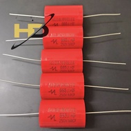 Speaker Capacitor, AUDIOPHILER Frequency Divider Capacitor Red 250V Type 1.5uF 1.8uF 2.2uF 2.7uF 3.3