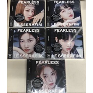 LE SSERAFIM JAPAN 1st Single Album : FEARLESS SOLO JACKET EDITION-Full Unopened LESSERAFIM