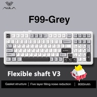 [AULA SALE] Aula F99Pro Mechanical Keyboard 99 Keys Wireless Bluetooth 2.4G RGB DIY