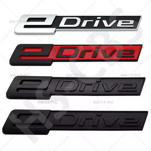 ABS E Drive Logo Edrive Emblem Car Trunk Badge For i3 i4 i8 ix3 i01 i12 i15 G28 X1 X3 X5 E60 G30 G31