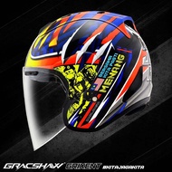 [ VISOR SAJA ] Original Gracshaw G818 Grixent FRONTLINER TSR RAM4 Visor Cermin Helmet Topi Siang Mal