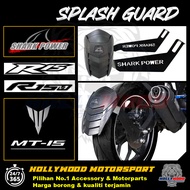 SPLASH GUARD YAMAHA R15 R15M MT15 TAYAR MUDGUARD BELAKANG RODA REAR HUGGER