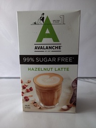 avalanche 99% sugar fee hazelnut latte made in new zealand 新西蘭製無糖榛子牛奶咖啡