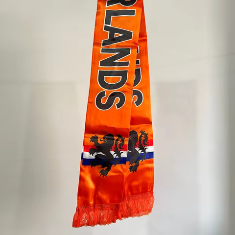 13*140cm Double Printed Holland Football Soccer National Holland Scarf Sport Decora