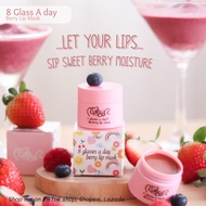 lip mask 8 glasses a day berry That Moisturizes Lips Like 8 Of Water Per (1 Piece)