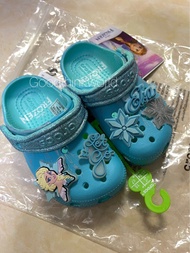 Crocs Elsa Frozen c7- J2沙灘鞋拖鞋涼鞋 Disney 迪士尼公主 童裝兒童 嬰兒 kids 幼兒 boy gril Apparel wear bb衫 Baby Fashion男