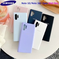 Note 10 Plus Case Original Samsung Galaxy Note 10+ Note10pro Liquid Silicone Cover Silky Soft-Touch Shell