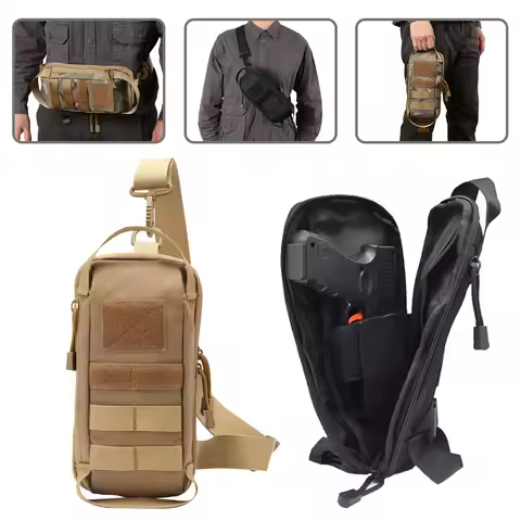 Tactical IWB Pistol Pouch Gun Holster Shoulder Bags Hunting Pockets Chest Bag G43 For Glock 43X 17 1