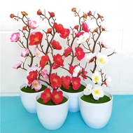 Bonsai Simulation Artificial Decorative Flower Plant Artificial Plant With Pot Home Office Plant Art