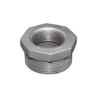 SA ข้อลดเหลี่ยมเหล็ก ขนาด 1 1/2 x 1/2 นิ้ว สีเงิน