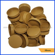 ◹ ☪ ═ 50pcs YELLOW Replacement Caps for Mason Jars/ Takip ng Kaong Bottle /Takip ng Gitara Jar