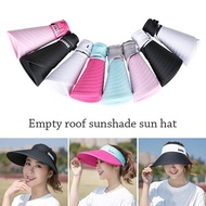 【CW】 Outdoor UV Protection Wide Brim Adjustable Visors Top Hat Beach Cap