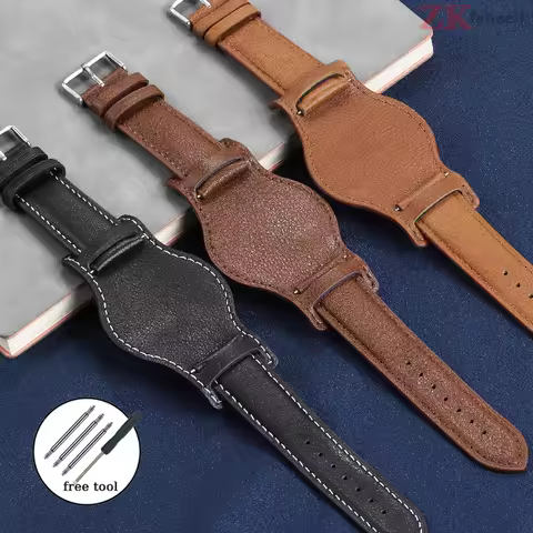 Genuine Leather Strap for Fossil CH3051 CH2891 CH2565 CH2564 ME3102 FS4813 AM4535/AM4486 AM4532 20mm