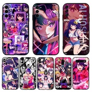 Mobile phone black case anime Oshi no Ko (Z-4) for Samsung J4 J6 J8 Plus or Prime J2 J5 J7 Prime Cor