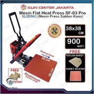 Cashles- Mesin Press Sablon Kaos 38x38 Digital Premium SF-01 / SF-03 Kaos, Bag, Puzzle, Plat Alumini