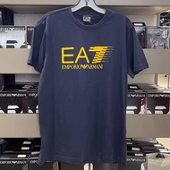 Emporio Armani/Ea7 Áo thun nam cổ tròn mới Tay Ngắn in thường ngày
