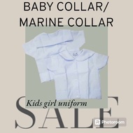 BABY COLLAR MARINE COLLAR SCHOOL UNIFORM/ BLOUSE SCHOOL UNIFORM/ KIDS GIRL UNIFORM/ KATRINA FABRIC