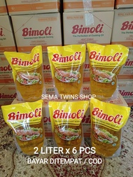 Minyak Goreng BIMOLI 2 Liter  ( 1 dus isi 6 Pouch )