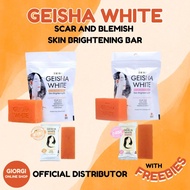GEISHA WHITE Skin Brightening Bar 65 g | Scar and Blemish Soap | 1 piece | Trending