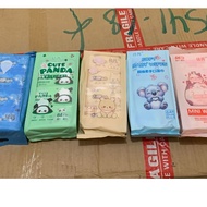 1 Pack Mini Character Wet Wipes Non-Alcoholic Travel Wet Wipes Travel Wet Wipes/ 9 (BAS)