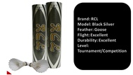 RCL BLACK SILVER BADMINTON SHUTTLECOCKS (100% ORIGINAL)