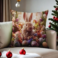 New Easter Creative Design Pillowcase 17.72*17.72 inches