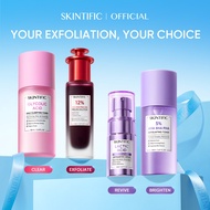 SKINTIFIC Exfoliating Glycolic Acid AHA BHA PHA Toner Serum Daily Weekly Peeling Brighten+Acne Contr
